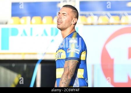 Parme, Italie. parme 2020, Italie, 12 juillet 2020, Luigi Sepe (Parme) pendant Parme vs Bologne - série italienne UN match de football - Credit: LM/Alessio Tarpini Credit: Alessio Tarpini/LPS/ZUMA Wire/Alamony Live News Banque D'Images