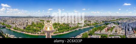 vue panoramique au centre de paris Banque D'Images