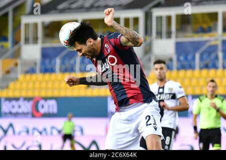 Parme, Italie. parme 2020, Italie, 12 juillet 2020, Roberto Soriano (Bologne) pendant Parme vs Bologne - série italienne UN match de football - crédit: LM/Alessio Tarpini crédit: Alessio Tarpini/LPS/ZUMA Wire/Alay Live News Banque D'Images