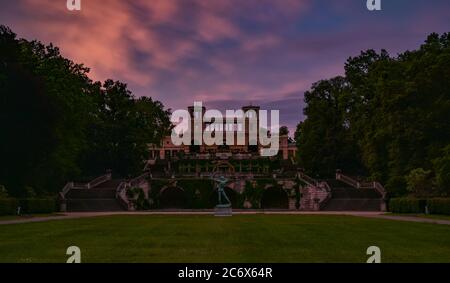 Château de l'Orangerie dans le parc Sanssouci à Potsdam, Allemagne Banque D'Images