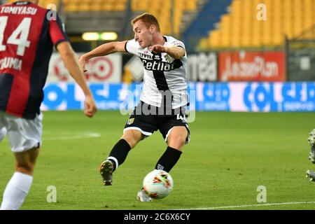 parme, Italie, 12 juillet 2020, Dejan Kulusevski (Parme) pendant Parme vs Bologne, série italienne UN match de football - Credit: LM/Alessio Tarpini/Alay Live News Banque D'Images