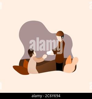 illustration plate islamique pour saluer le ramadan Illustration de Vecteur
