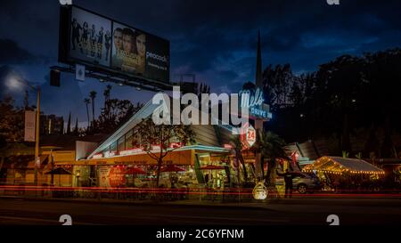 Mel's Drive In on Sunset Banque D'Images