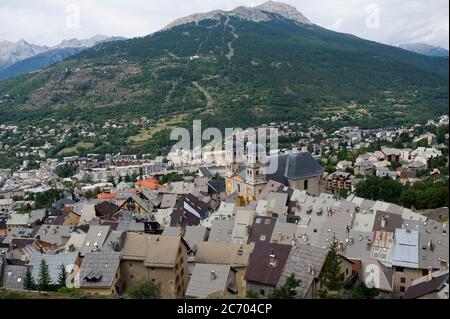 Europe, France, Briançon Hautes-Alpes département Provence-Alpes-Côte d'Azur. Banque D'Images