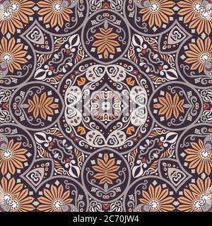 Vecteur ethnique nature ornementale fond Illustration de Vecteur