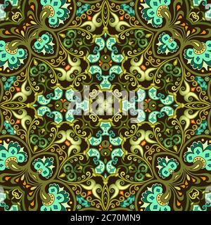 Vecteur ethnique nature ornementale fond Illustration de Vecteur