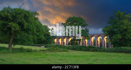 Viaduc de Balcombe pendant la journée Banque D'Images