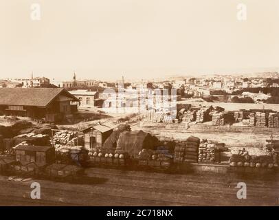 Marseille, fin 1850 (?). Banque D'Images