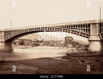 Viaduc de la Voulte, 1861 ans ou après. Banque D'Images