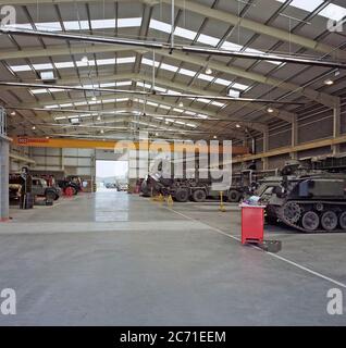 Albemarle Barracks, Northumberland, Royaume-Uni, date de sa toute nouvelle année en 1997 Banque D'Images