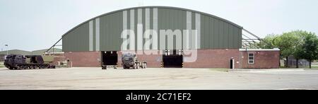 Albemarle Barracks, Northumberland, Royaume-Uni, date de sa toute nouvelle année en 1997 Banque D'Images