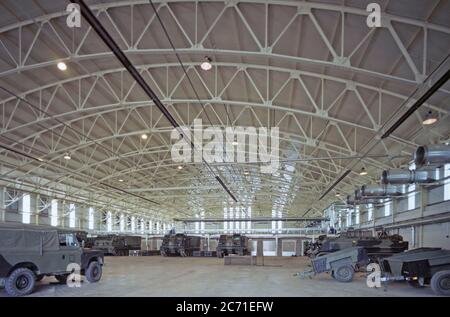 1997. Casernes Albemarle, Northumberland, Royaume-Uni Banque D'Images