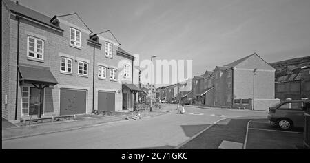 North British Housing Association, social homes, Longwood Huddersfield, West Yorkshire, Northern England, UK en 1997 Banque D'Images