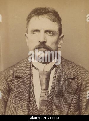 Briet. Albert, Louis. 44 ans, n&#xe9; &#xe0; Lyon (RH&#xf4;ne). Boulanger. Anarchiste. 4/3/94., 1894. Banque D'Images