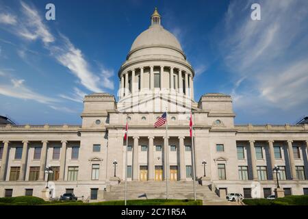Capitole de l'État de l'Arkansas, bâtiment du Capitole à Little Rock, Arkansas, États-Unis. Banque D'Images