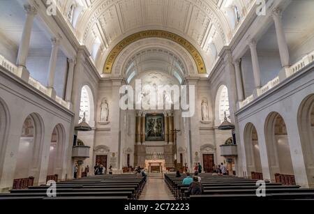 Fatima, Portugal - avril 2018 : intérieurs et détails du sanctuaire de notre dame de Fatima, Portugal Banque D'Images