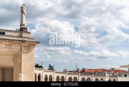 Fatima, Portugal - avril 2018 : détails du Sanctuaire de Fatima, Portugal. Un des plus importants Shrines Mariens et lieu de pèlerinage dans la wor Banque D'Images