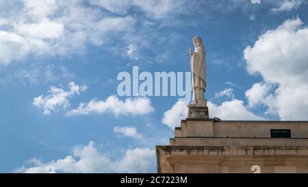 Fatima, Portugal - avril 2018 : détails du Sanctuaire de Fatima, Portugal. Un des plus importants Shrines Mariens et lieu de pèlerinage dans la wor Banque D'Images