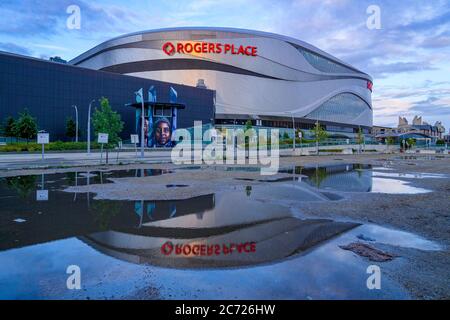 Place Rogers Arena, Edmonton, Alberta, Canada Banque D'Images