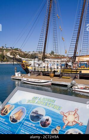 « Spirit of Dana point » dans le port de Dana point, comté d'Orange, Californie, États-Unis Banque D'Images