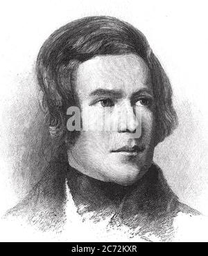 ROBERT SCHUMANN (1810-1856) compositeur allemand Banque D'Images