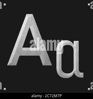 Alphabet grec éducation de texture de pierre, alpha Banque D'Images
