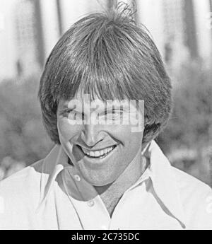 Bruce Jenner à San Francisco, Californie, novembre 1978 Banque D'Images