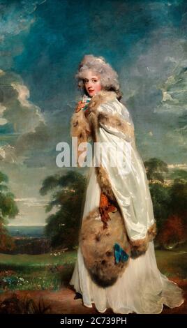 Portrait d'Elizabeth Farren (1759-1829) - Thomas Lawrence, avant 1791 Banque D'Images