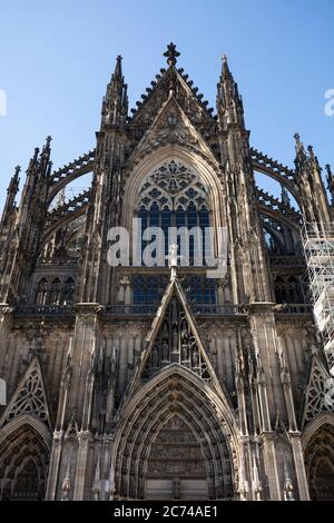 Cathédrale de Cologne, Cologne, Rhénanie-du-Nord-Westphalie, Allemagne, Europe Banque D'Images