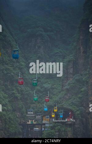 Gorge de Longqing, au nord de Pékin, Chine Banque D'Images