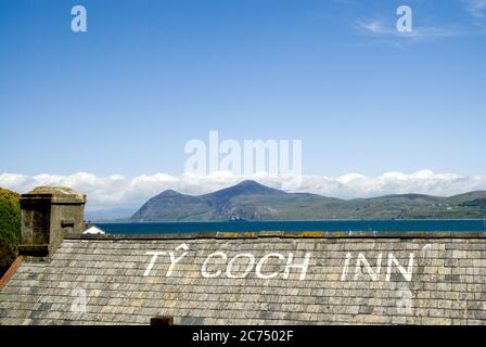 Ty Coch Inn, Porth Dinllaen près de Morfa Nefyn, péninsule de Lleyn, Gwynedd, pays de Galles du Nord Banque D'Images