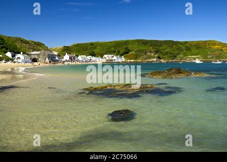 Porth Dinllaen, Nefyn, péninsule de Lleyn, Gwynedd, pays de Galles du Nord. Banque D'Images