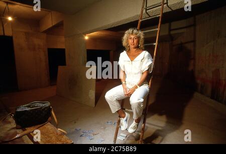 Mariana Simionescu ( ex Mme B Borg) à Monte Carlo 1985 Banque D'Images