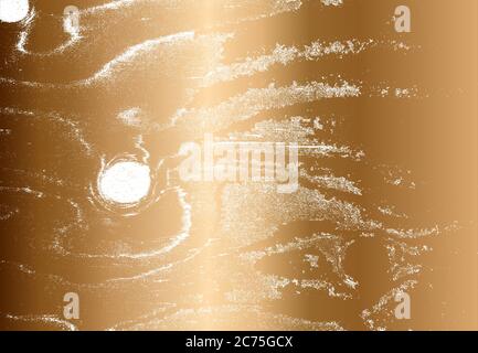 Texture de bois doré de détresse. Arrière-plan grunge noir et blanc. Illustration du vecteur EPS8 Illustration de Vecteur