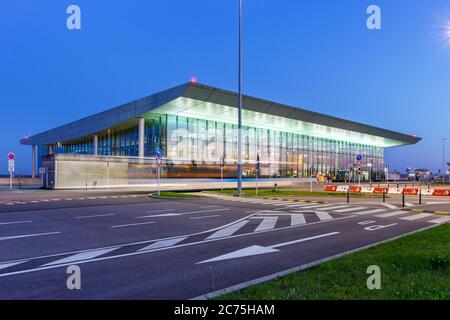 Findel, Luxembourg - 23 juin 2020 : aérogare de l'aéroport de Findel (lux) au Luxembourg. Banque D'Images