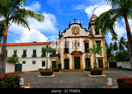 Église baroque d'Olinda, Brésil Banque D'Images