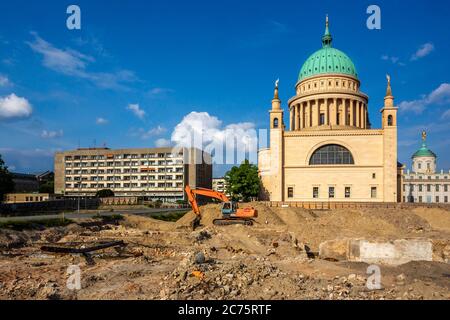 Site de construction, Potsdam, Allemagne Banque D'Images