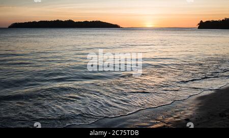 Plages de l'île de Santa Catalina, Panama, Amérique centrale Banque D'Images