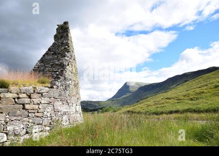 Dun Dornaigil broch, Sutherland, Écosse Banque D'Images