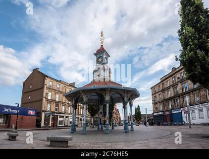 Kiosque à Bridgeton Cross, à l'extrémité est de Glasgow, en Écosse, Banque D'Images