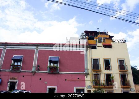 Rues de Guanajuato, Mexique Banque D'Images