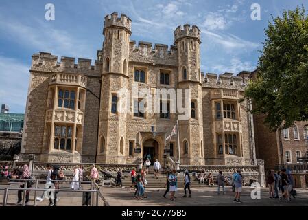 Musée régimentaire, Tour de Londres, Royaume-Uni Banque D'Images