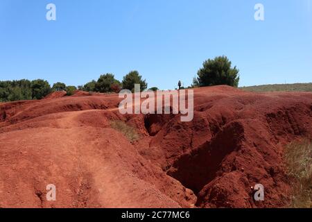 Otranto - Cima della cava di bauxite Banque D'Images