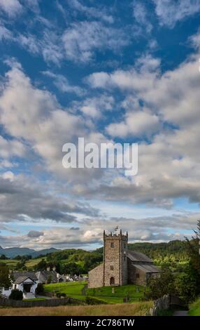 St Michael et All Angels, Hawkshead, Lake District, Cumbria Banque D'Images