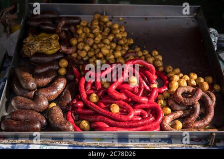 Marché local, Villa de Leyva, Boyacá, Colombie, Amérique du Sud Banque D'Images