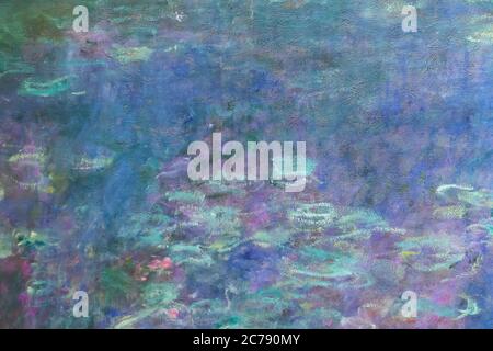 Détail, nénuphars, Claude Monet, vers 1920, Banque D'Images