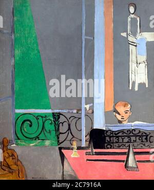 La leçon de piano, Henri Matisse, 1916, Banque D'Images