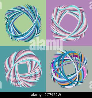Ensemble d'éléments de conception vectoriels Illustration de Vecteur