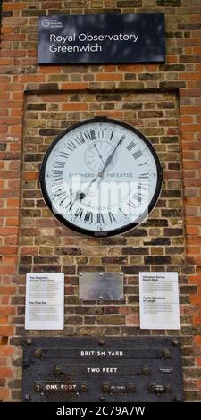 11 juillet 2020 - Greenwich, Royaume-Uni: Royal Observatory Greenwich 24 heures sur 24 Banque D'Images