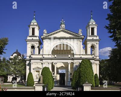 Église Sainte-Anne dans le quartier Wilanow de Varsovie. Pologne Banque D'Images